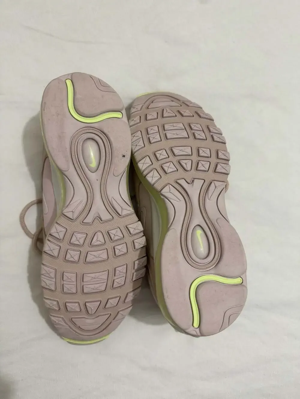 Nike Air Max 97 Women's Barely Rose Volt Sneakers CI7388-600
